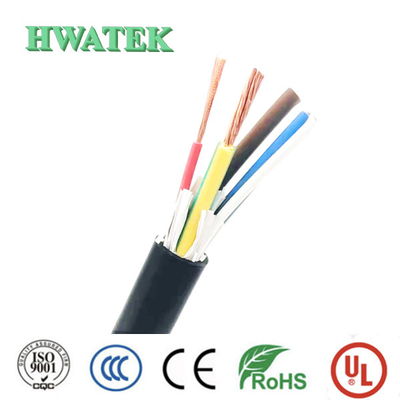 UL2725 TYPE PVC Jacket Tinned Copper Stranded 1 koaksi × 26AWG + 2C × 24AWG + 1C × 26AWG Kabel 30V 80°C