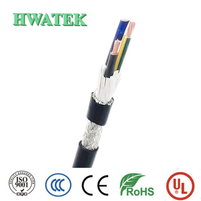 UL20233 TYPE TPU Minyak UV Resistance Bare Copper Stranded 4P × 0.75 mm2 80°C Kabel 300V