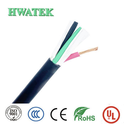 UL2095 4P×24AWG Pengelompokan Pelindung Timah Tembaga Berantai Foma Isolasi PE Jaket PVC Kabel 300V 80 °C