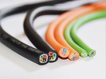 Kabel Rantai Tarik yang Disaring Industri Dengan Jaket PVC Fleksibel