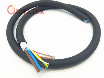 Multi Pair Braiding Shield Kabel Fleksibel Dengan Jaket PU