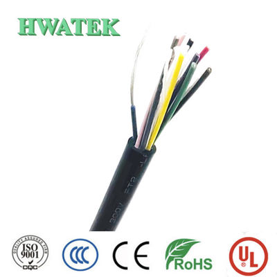 UL2103 1P×26AWG + 2C x 28AWG Kapal berlapis tembaga kaleng bergaris XLPE isolasi PVC Jacket 300V 105 °C pemintalan kabel USB 2.0