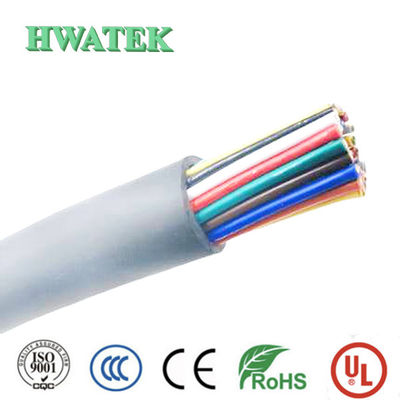 UL2464 Kabel Fleksibel Perindustrian Tembaga Kaleng dengan Isolasi PVC Kabel PVC Jacket 3P 24AWG OD 6.2mm