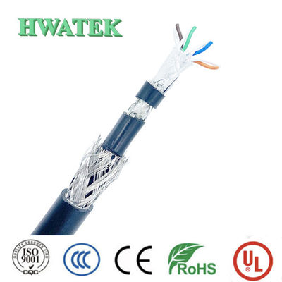 UL2103 1P×26AWG + 2C x 28AWG Kapal berlapis tembaga kaleng bergaris XLPE isolasi PVC Jacket 300V 105 °C pemintalan kabel USB 2.0