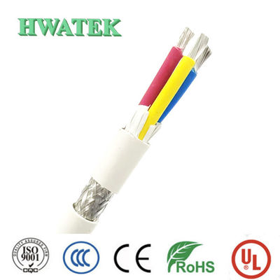 UL2095 4P×24AWG Pengelompokan Pelindung Timah Tembaga Berantai Foma Isolasi PE Jaket PVC Kabel 300V 80 °C