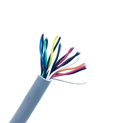 Kabel Fleksibel Industri Tembaga Berlapis Timah UL2468 Stranded dengan Insulasi SR-PVC Selubung PVC 15C×24AWG+ADB