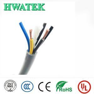 UL21408 2C×18AWG dengan Drain Wire Tined Copper Stranded XLPE isolasi XLPE Jacket 300V 105°C Kabel tahan minyak