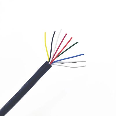 Kabel Fleksibel Industri UL2464 dengan Konfigurasi 2C×18AWG+10C×24AWG+W Berperingkat Api VW-1 dan Bersertifikasi UL