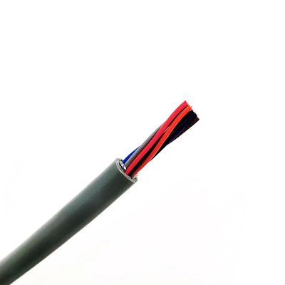 Kabel Fleksibel Industri UL20276 4Cx28AWG dengan Insulasi PP Jaket PVC Tembaga Berpilin Lapis Timah untuk Aplikasi 80℃ 30V