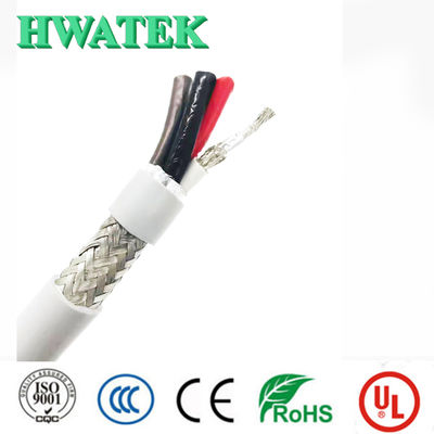 UL21408 2C×18AWG dengan Drain Wire Tined Copper Stranded XLPE isolasi XLPE Jacket 300V 105°C Kabel tahan minyak