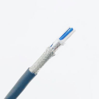 2F × 0.50mm2 -40~105°C Temp Resistant 60V DC Stranded PVC Insulation PVC Jacket Bare Copper Stranded flat Cable