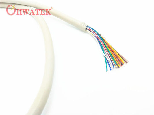 Kabel Fleksibel Industri Tembaga Berlapis Timah UL2468 Stranded dengan Insulasi SR-PVC Selubung PVC 15C×24AWG+ADB