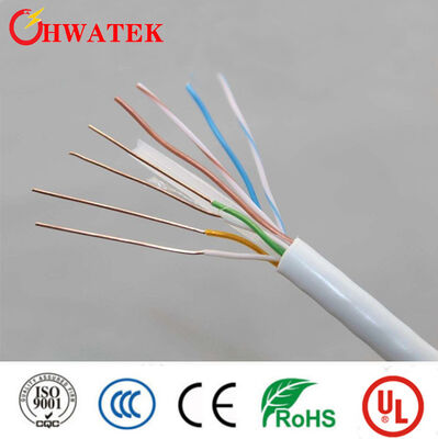 Kabel Ethernet UTP CAT6 Bersertifikat UL444 dengan Transmisi Kecepatan Tinggi dan Panjang Gulungan 305m untuk Aplikasi Jaringan