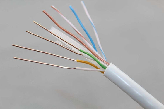 Kabel Ethernet UTP CAT6 Bersertifikat UL444 dengan Transmisi Kecepatan Tinggi dan Panjang Gulungan 305m untuk Aplikasi Jaringan