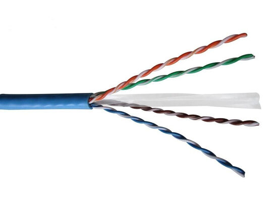 Kabel Ethernet UTP CAT6 Bersertifikat UL444 dengan Transmisi Kecepatan Tinggi dan Panjang Gulungan 305m untuk Aplikasi Jaringan