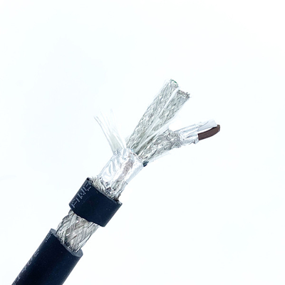 UL20276 TYPE PVC Jacket PP isolasi Tinned Copper Strande 34P × 30AWG + AB 80°C 30V Kabel