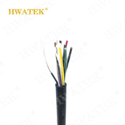Kabel Fleksibel Industri Terdampar Tembaga Kaleng 3×26AWG Kustom dengan Insulasi PP dan Jaket TPU Nilai 300V