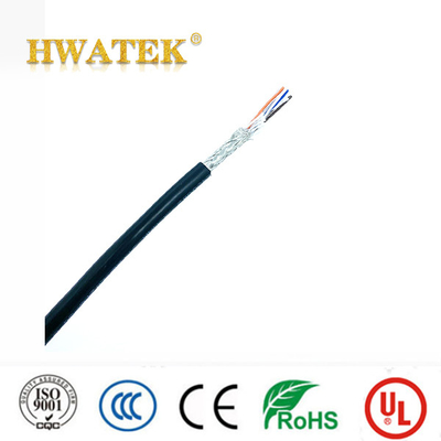 UL2576 Tipe PVC Tined Copper Stranded 5C × 22AWG 7/0.254T AD 80C 150V Alpha 1295C Kabel setara untuk aplikasi listrik