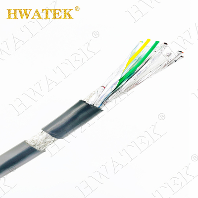 UL 2919 1P × 24AWG Kabel TINed Copper Stranded Shield Polyethylene TC 80°C 30V