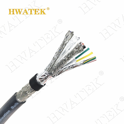 UL 2919 1P × 24AWG Kabel TINed Copper Stranded Shield Polyethylene TC 80°C 30V