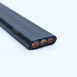 Custom Multi Core Listrik Flat Kabel Kawat Copper Conductor XLPE Insulation UL