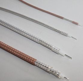 Tembaga Mini Coaxial Power Cable PFA / FEP Isolasi Transmisi Frekuensi Tinggi