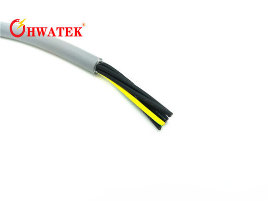 Stranded Tinyed / Bare Copper Multicore Control Cable High Flexible Untuk Drag Chains