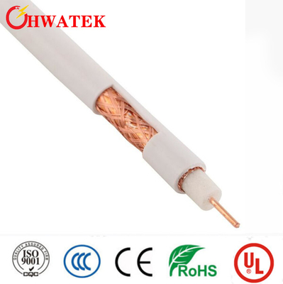 Kabel Coaxial 32 AWG Terdampar Tembaga Kaleng UL1354 80℃ 30V