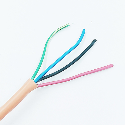 Kabel Fleksibel 30V 15pin AWG32 PUR Terlindung Ganda Dibuat Khusus